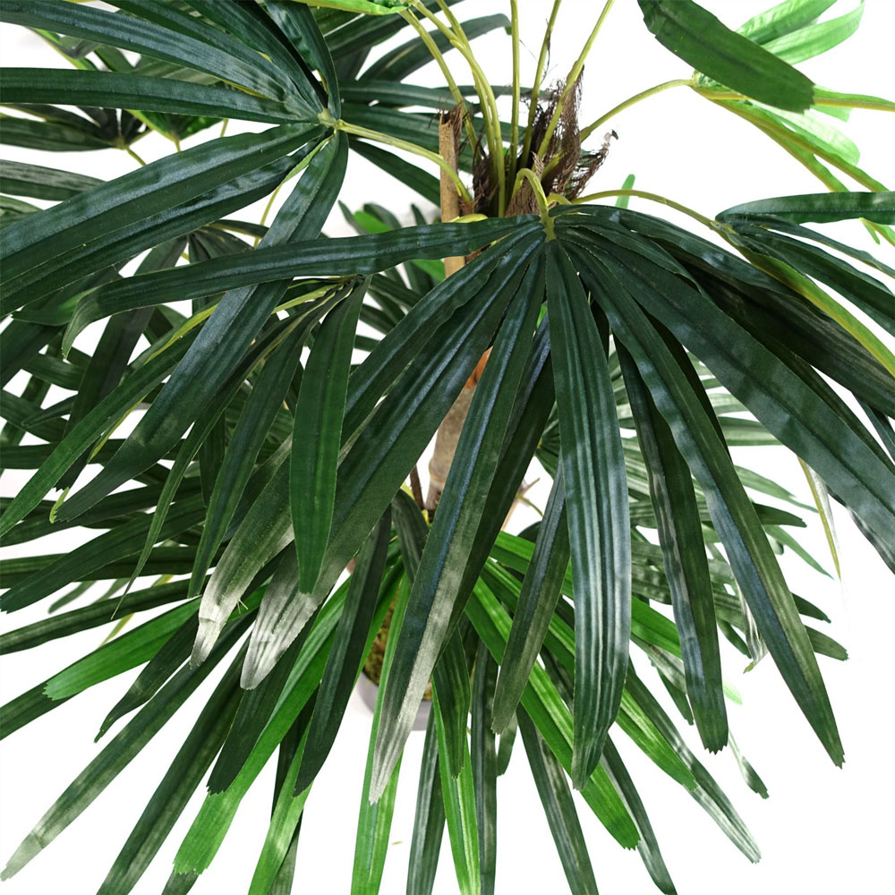Botanik Raphis Palm Artificial Tree in Pot 3ft Image 2