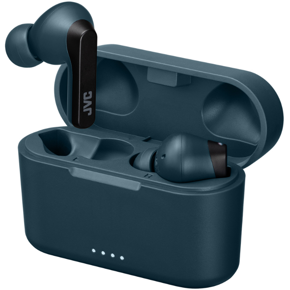 JVC HA-A9T Blue True Wireless Bluetooth Earphones Image 1