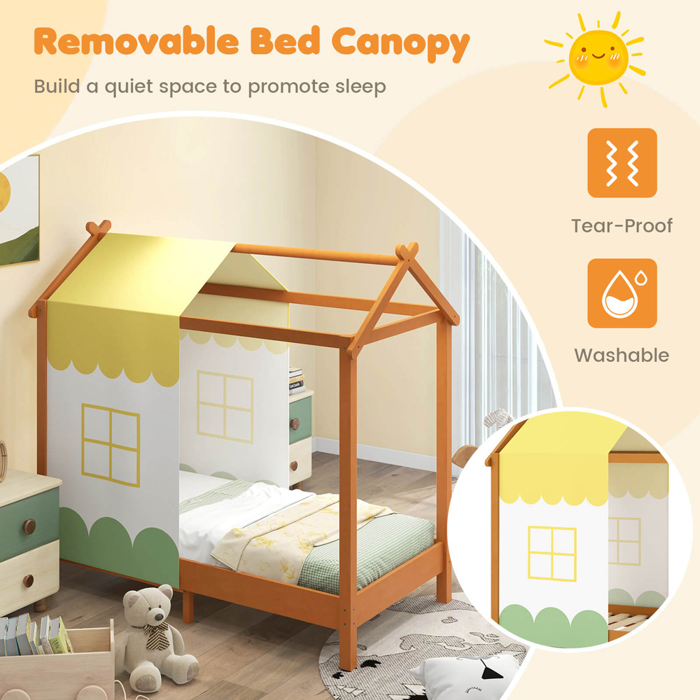 Costway Kids House Bed Image 6
