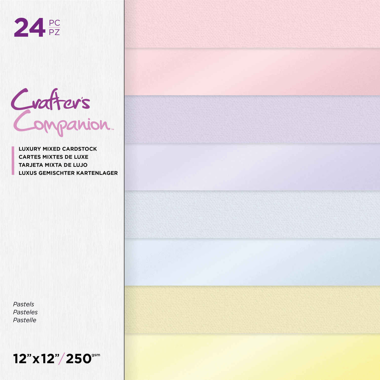 Luxury Mixed Cardstock Pastels Image