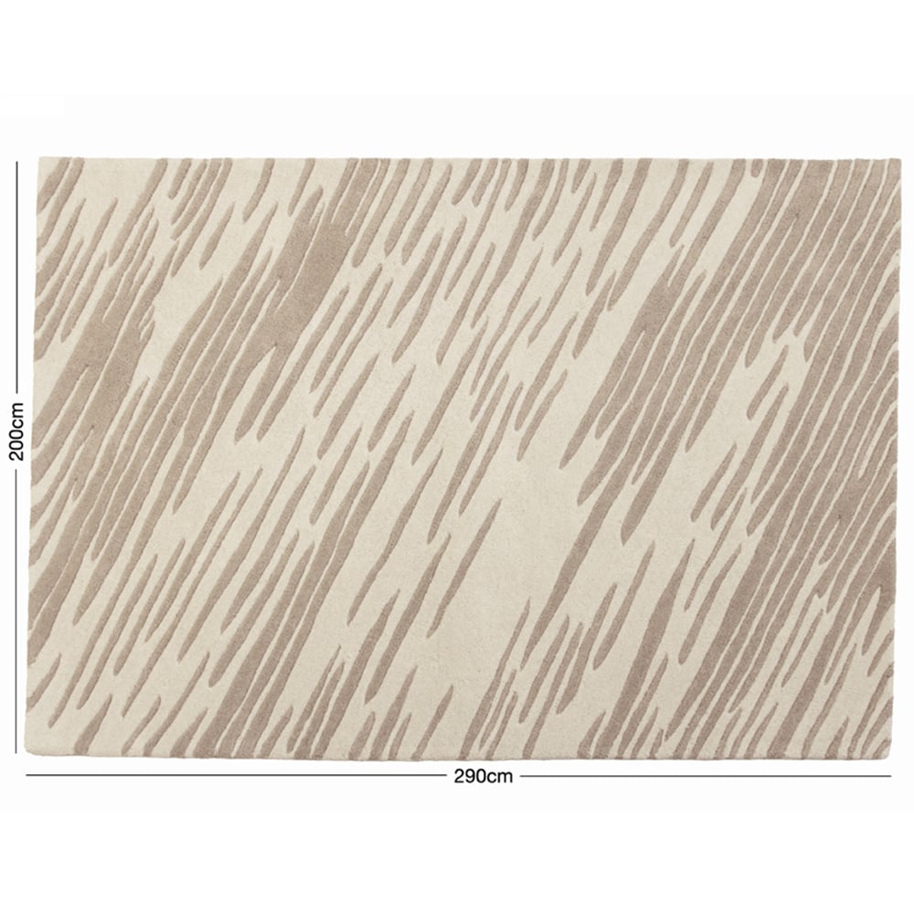 Esselle Home Aura Storm Natural and Mink Rug 200 x 290cm Image 7