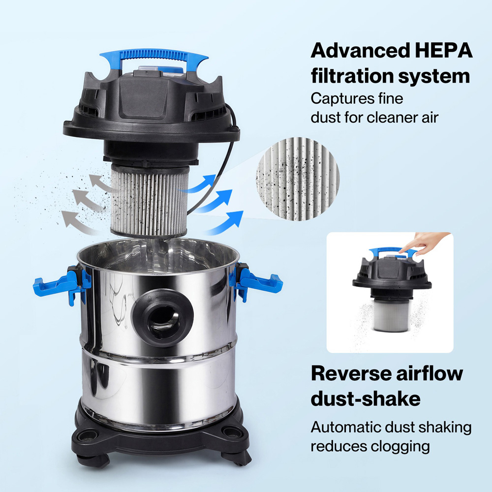 Spector RB1025-SL-UK Wet and Dry Vacuum Cleaner with Accessories 1200W Image 4