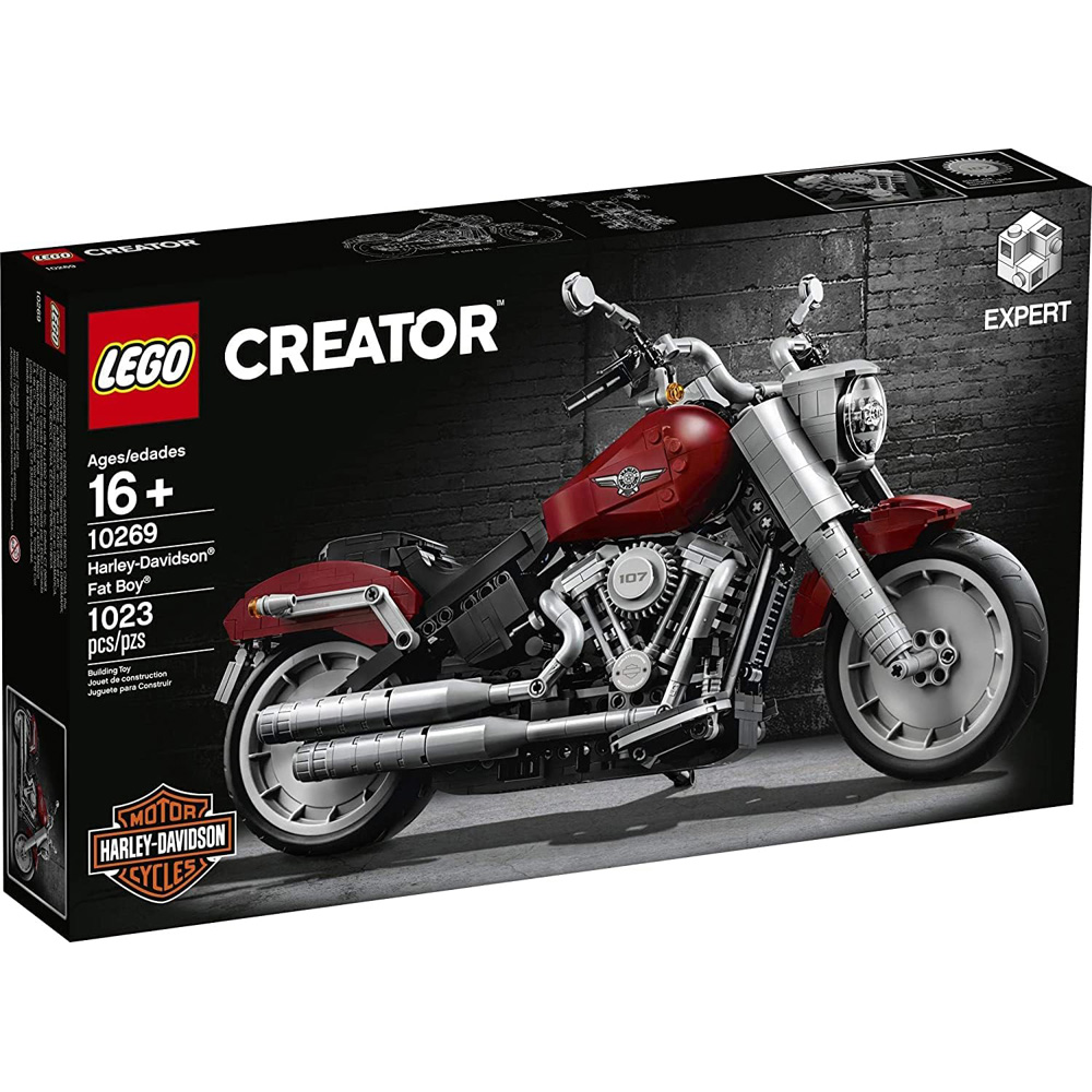 LEGO Creator 10269 Harley Davidson Fat Boy Building Kit Image 1