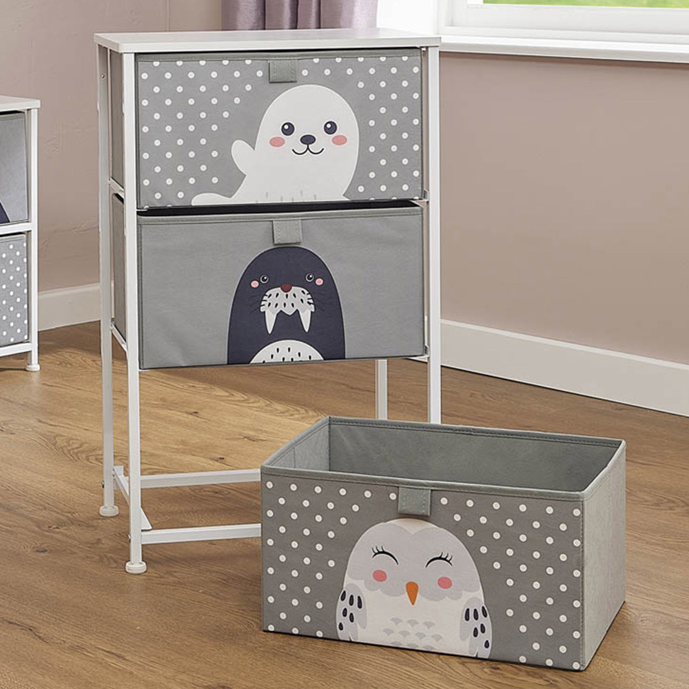 Liberty House Toys 3 Drawer Arctic Kids Storage Chest Image 1