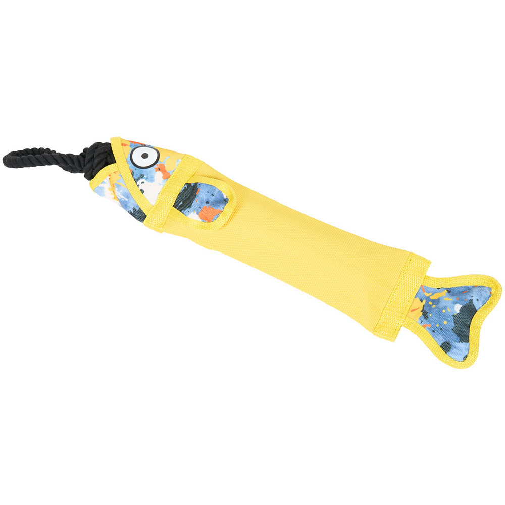 Fish with Rope Dog Toy Image 3