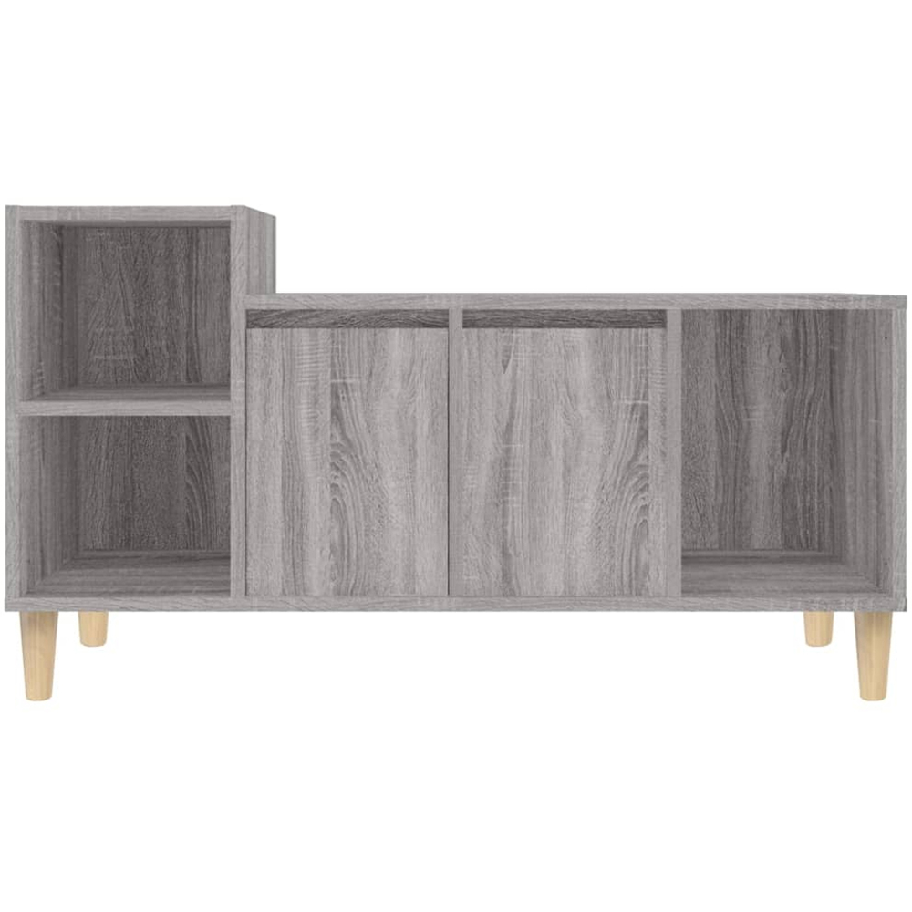 vidaXL 2 Door 3 Shelf Grey Sonoma TV Cabinet Image 5