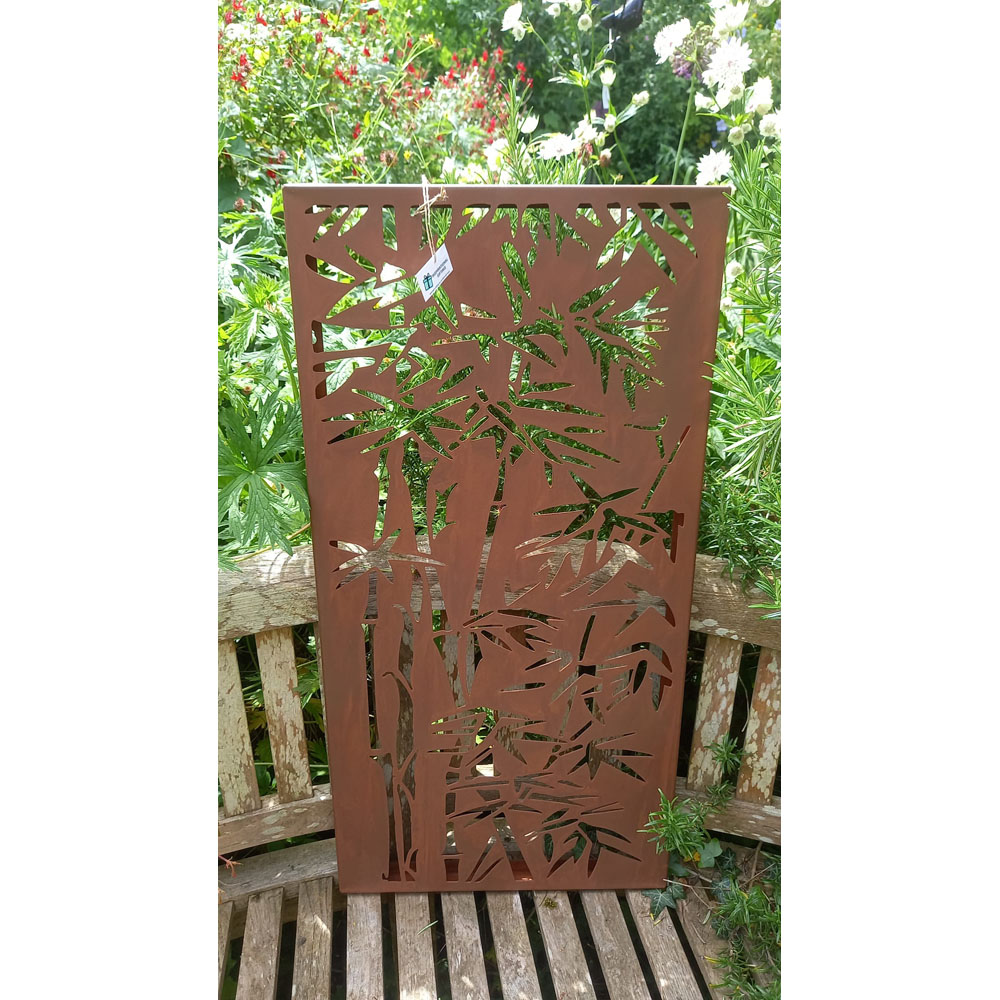 Inspirational Gifting Bamboo Decorative Steel Screen Wall Art 78 x 39cm Image 4