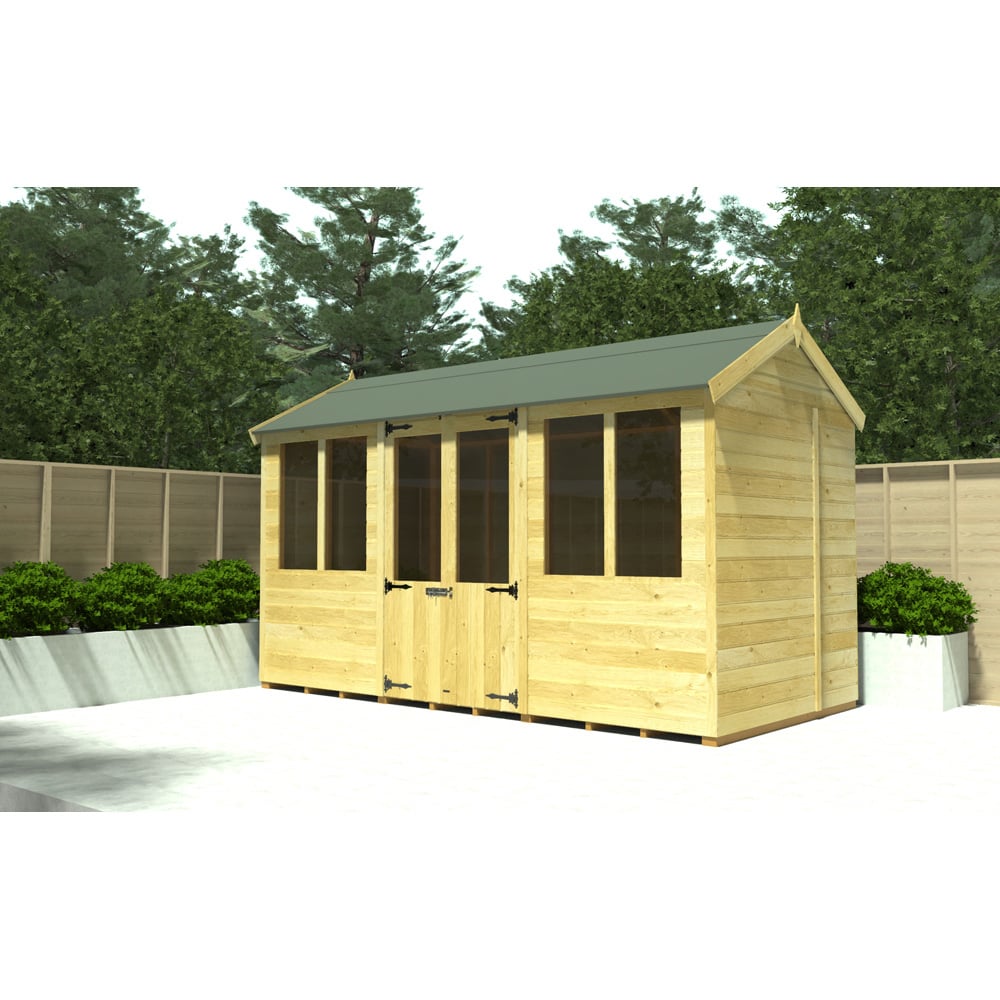 DIY Sheds 12 x 5ft Tongue and Groove Timber Apex Summerhouse Image 2
