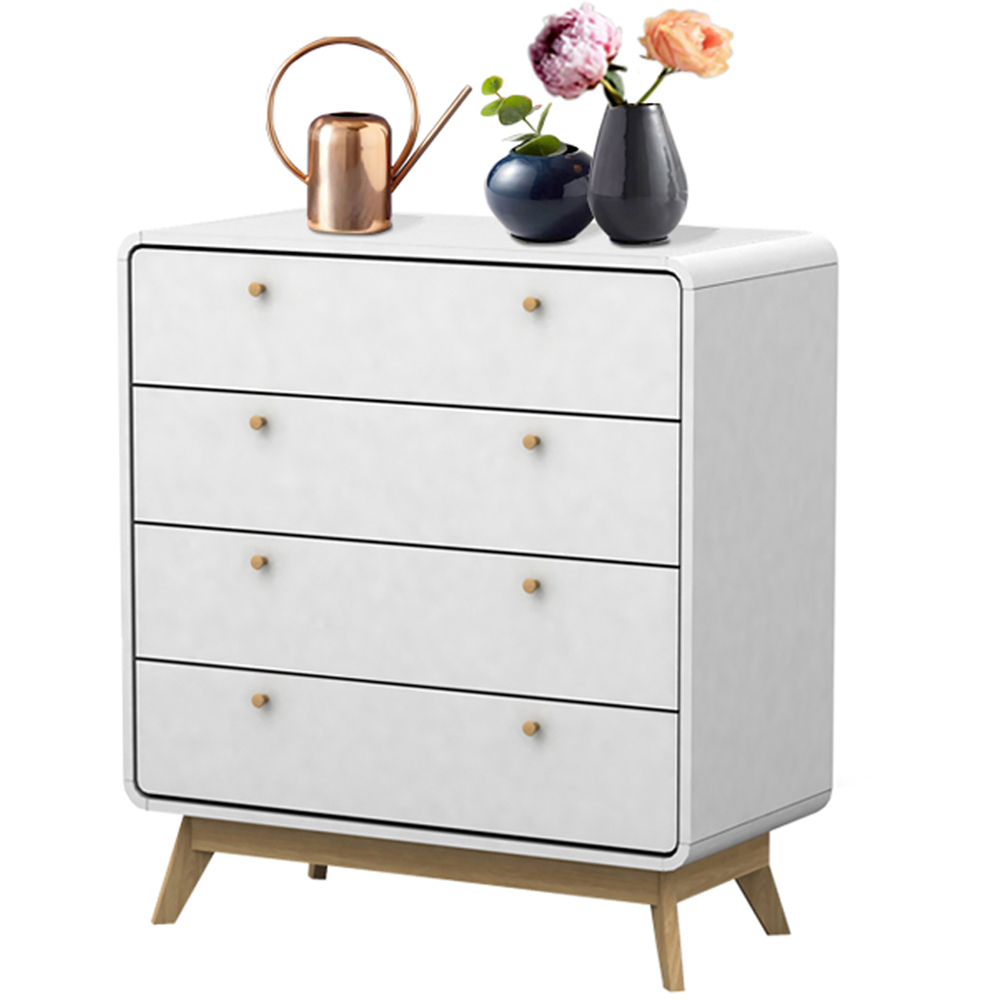 Loft24 Cassie 4 Drawer White Chest of Drawers Image 5