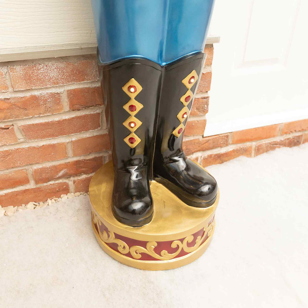 The Christmas Centre Red White and Blue LED Lights Traditional Nutcracker Soldier 5.5ft Image 6