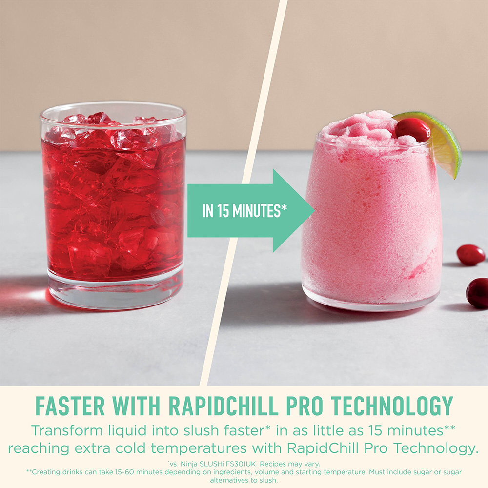 Ninja SLUSHi XL FS601UKPK1 Pink Frozen Drink Maker Image 8