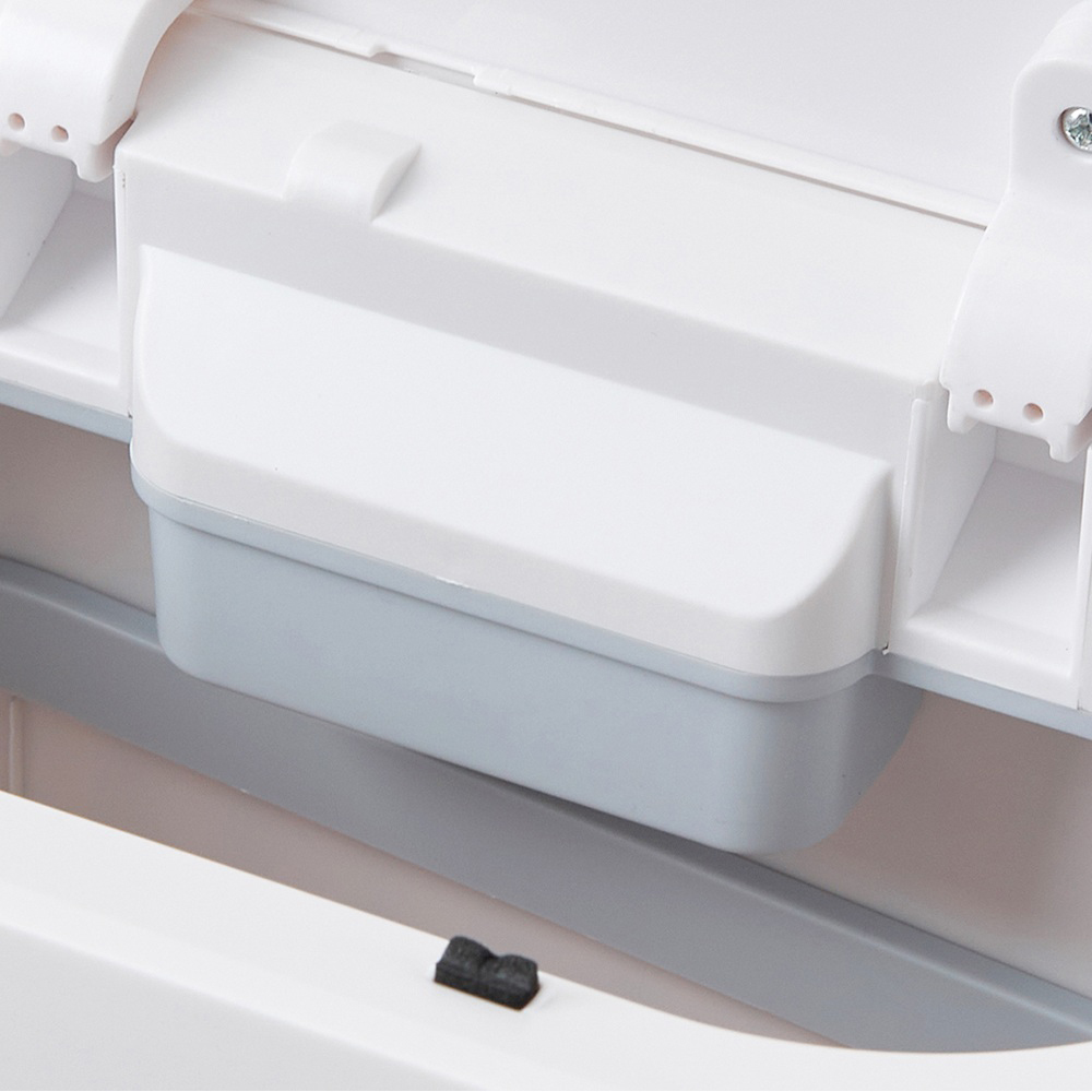 Living and Home White and Gold Smart Sensor Rubbish Bin 7L Image 5