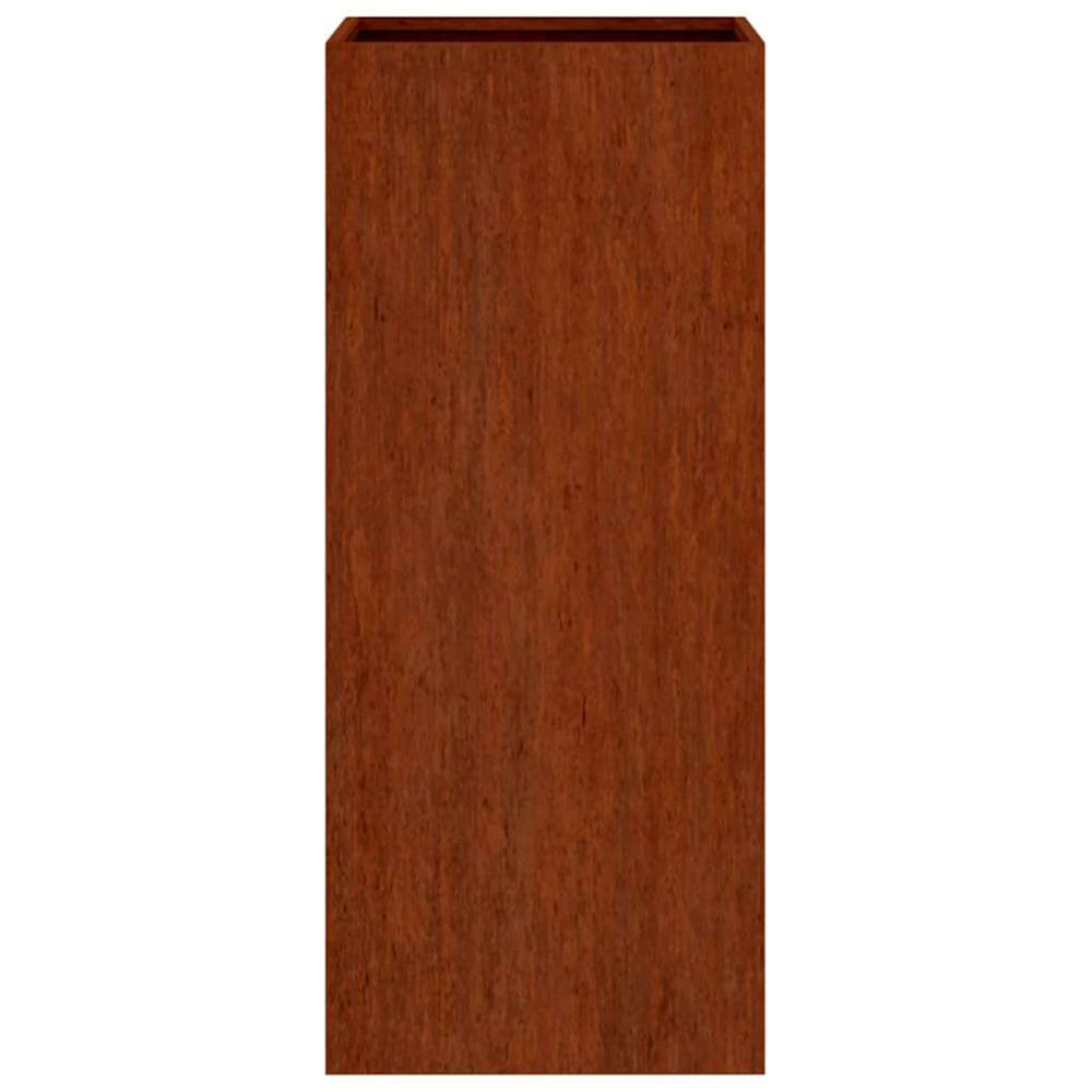 vidaXL Brown Corten Steel Garden Planter 75 x 32 x 29cm Image 3