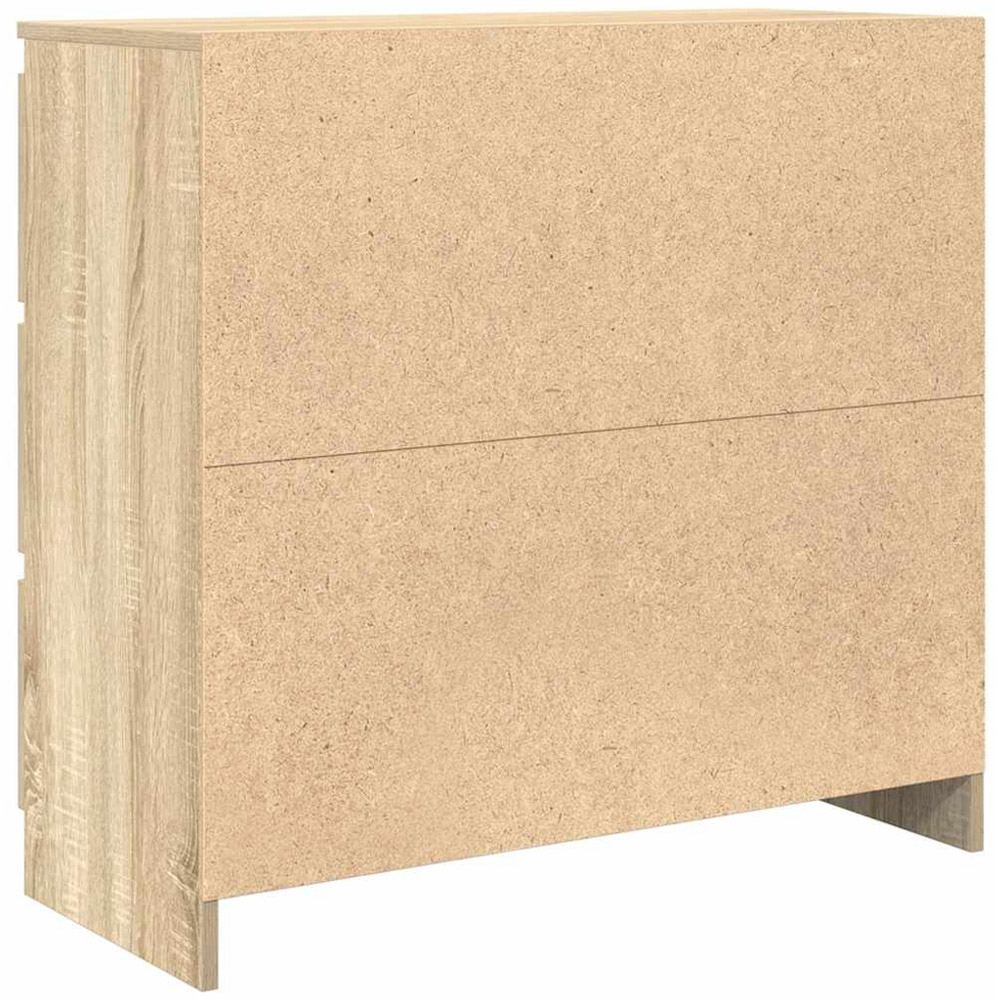 vidaXL 3 Drawer Sonoma Oak Sideboard Image 8