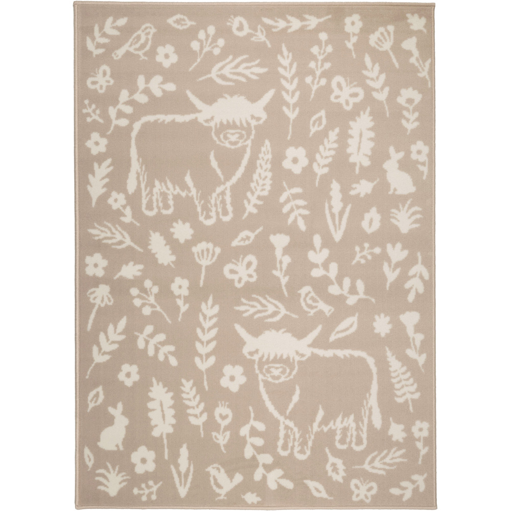 Homemaker Maestro Highland Cow Rug 120 x 170cm Image 2