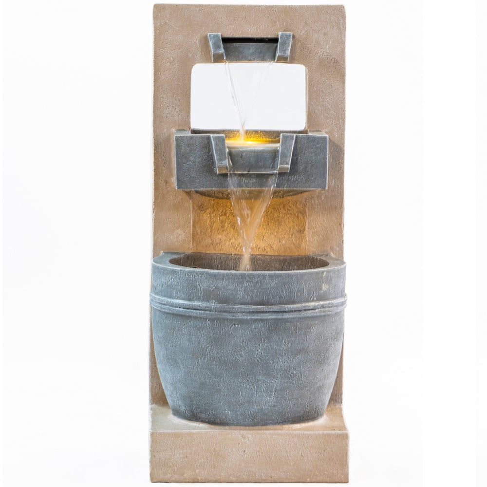 Garden Gear Cascading Bowl LED Water Feature Image 1