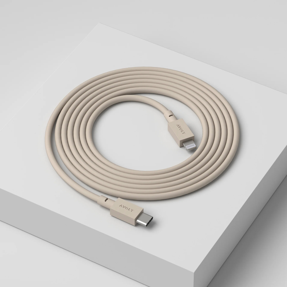 Avolt Cable 1 Nomad Sand USB-C Charging Cable 2m Image 2