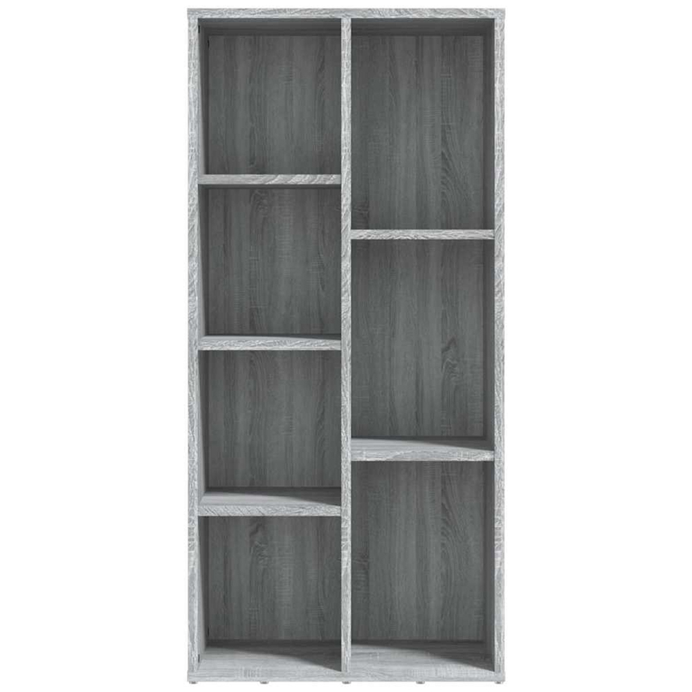 vidaXL 7 Shelf Grey Sonoma Bookcase Image 3