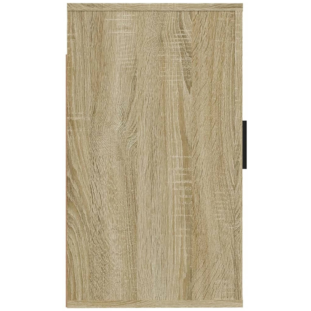 vidaXL Single Door Sonoma Oak Wall Mounted TV Cabinet Set of 2 Image 7
