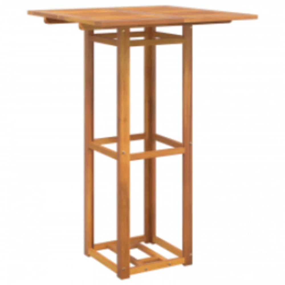 vidaXL 2 Seater Brown Solid Wood Acacia Bistro Table Image 2
