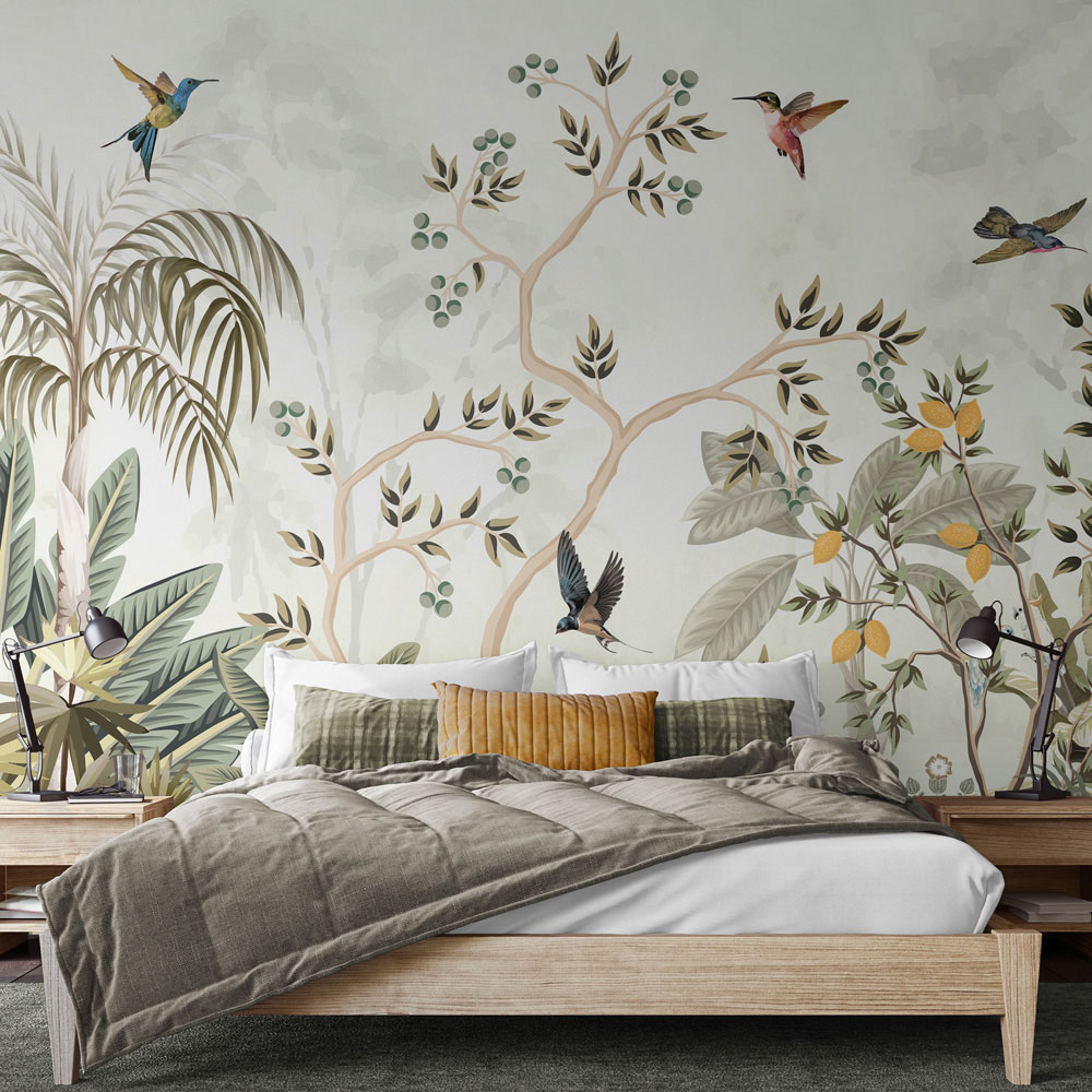 Origin Murals Lemon Tree Forest Wall Mural Image 1