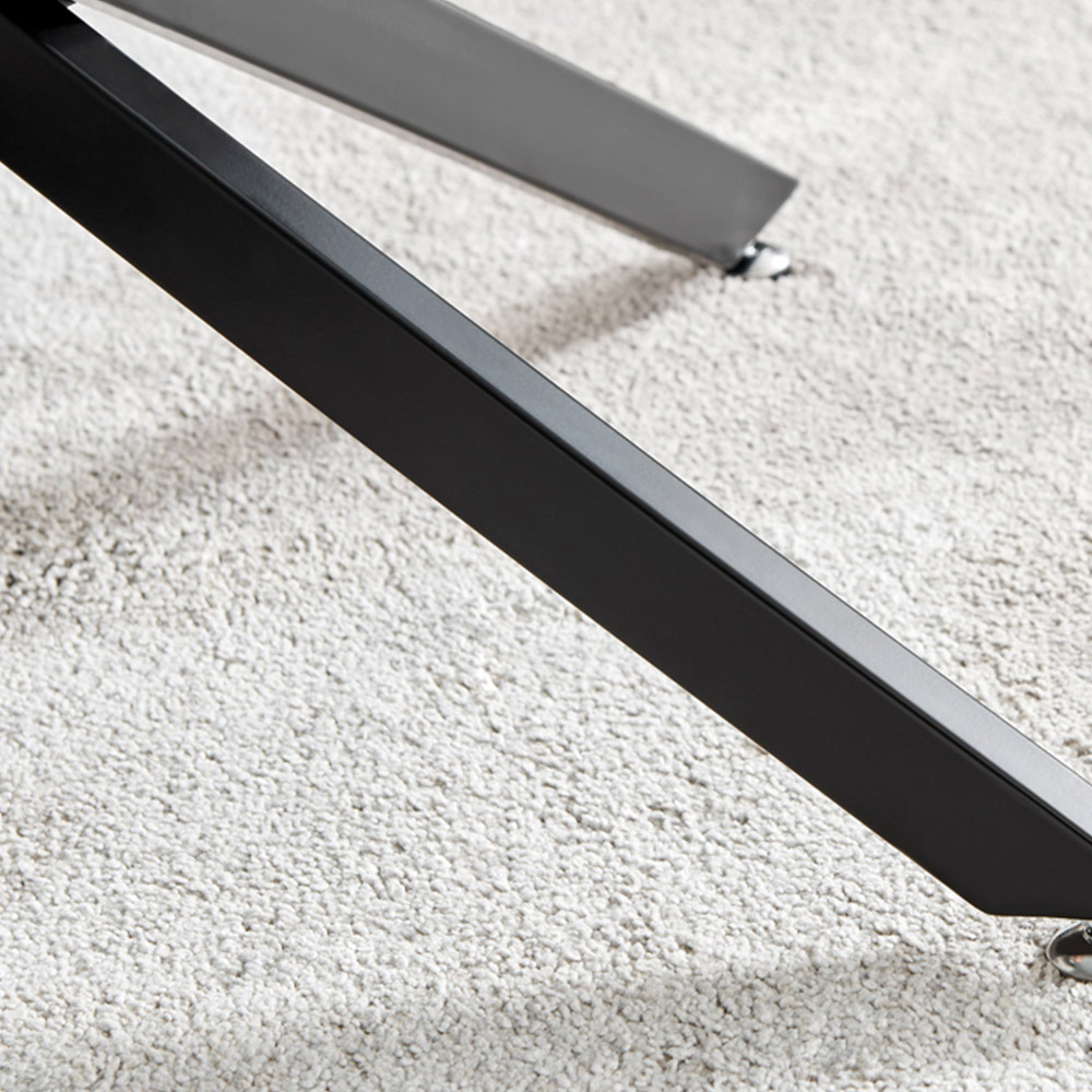 Furniturebox Arona Round Black Glass Coffee Table Image 2