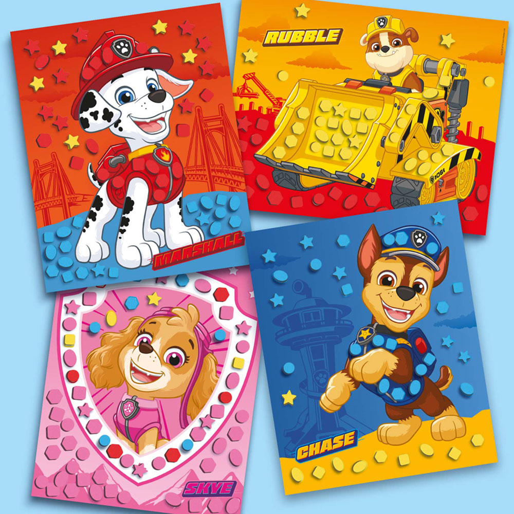 SES Creative Paw Patrol Colour and Shape Craft Set Image 4