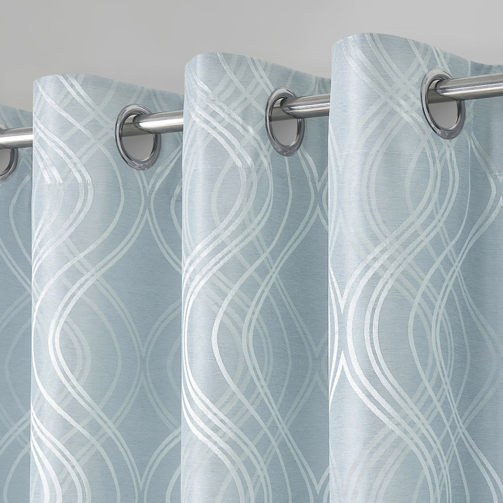 Intimates Clarissa Duck Egg Ringtop Curtains 228 x 228cm Image 2