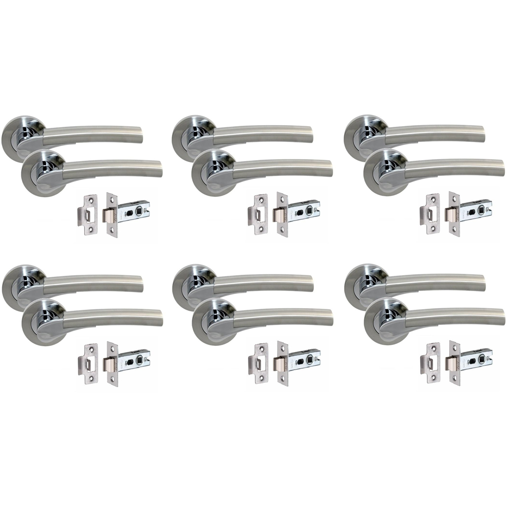 Golden Grace Chrome Verona Ultimo Duo Handle Pair 52mm 6 Pack Image 1