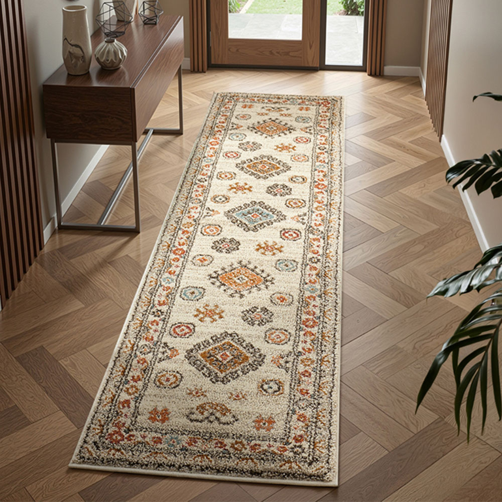 Portland HMC 5567 Cream Cashmere Rug 60 x 230cm Image 1