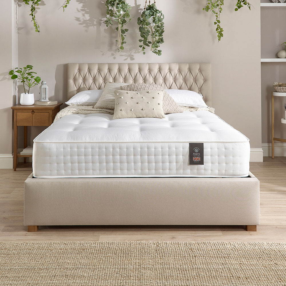 Aspire Small Single Natural Orthopaedic Pocket Mattress Image 3