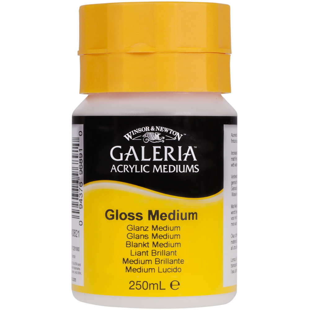 Winsor and Newton 250ml Galeria Acrylic Gloss Medium Image