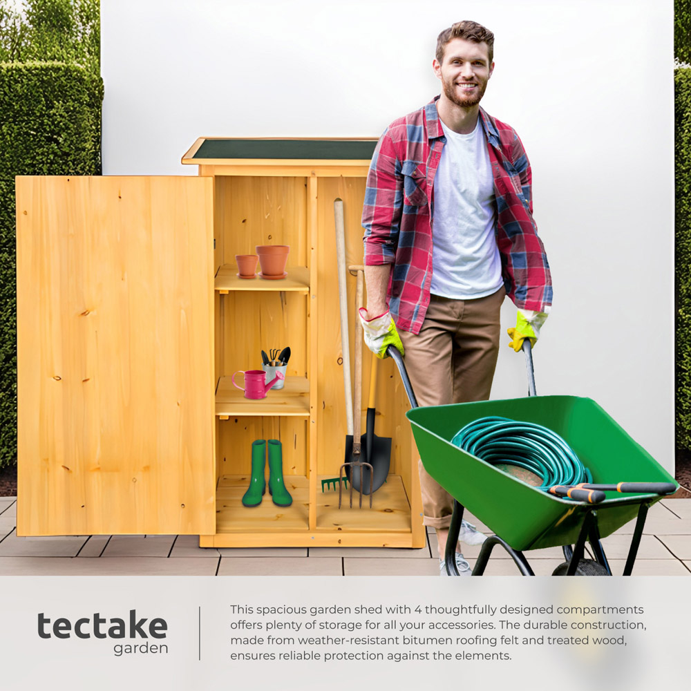 tectake Taman 75 x 56cm Bitumen Roofing Felt Garden Shed Image 7