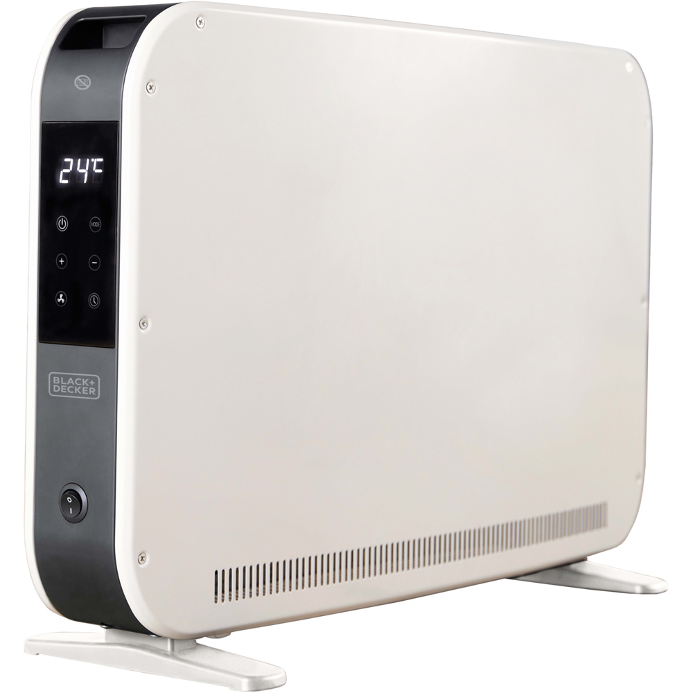 BLACK+DECKER White Smart Convection Heater 2200W Image 1