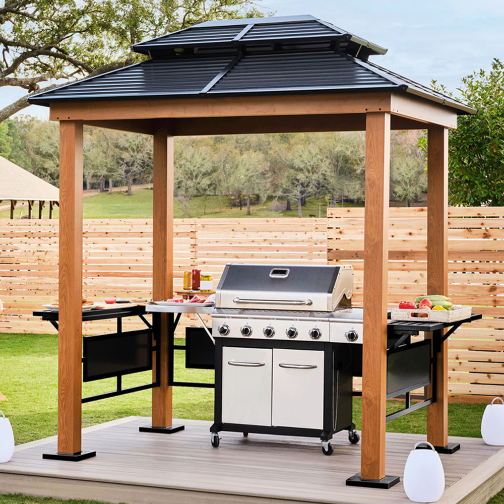 Sojag Maui Brown BBQ Shelter Image 1