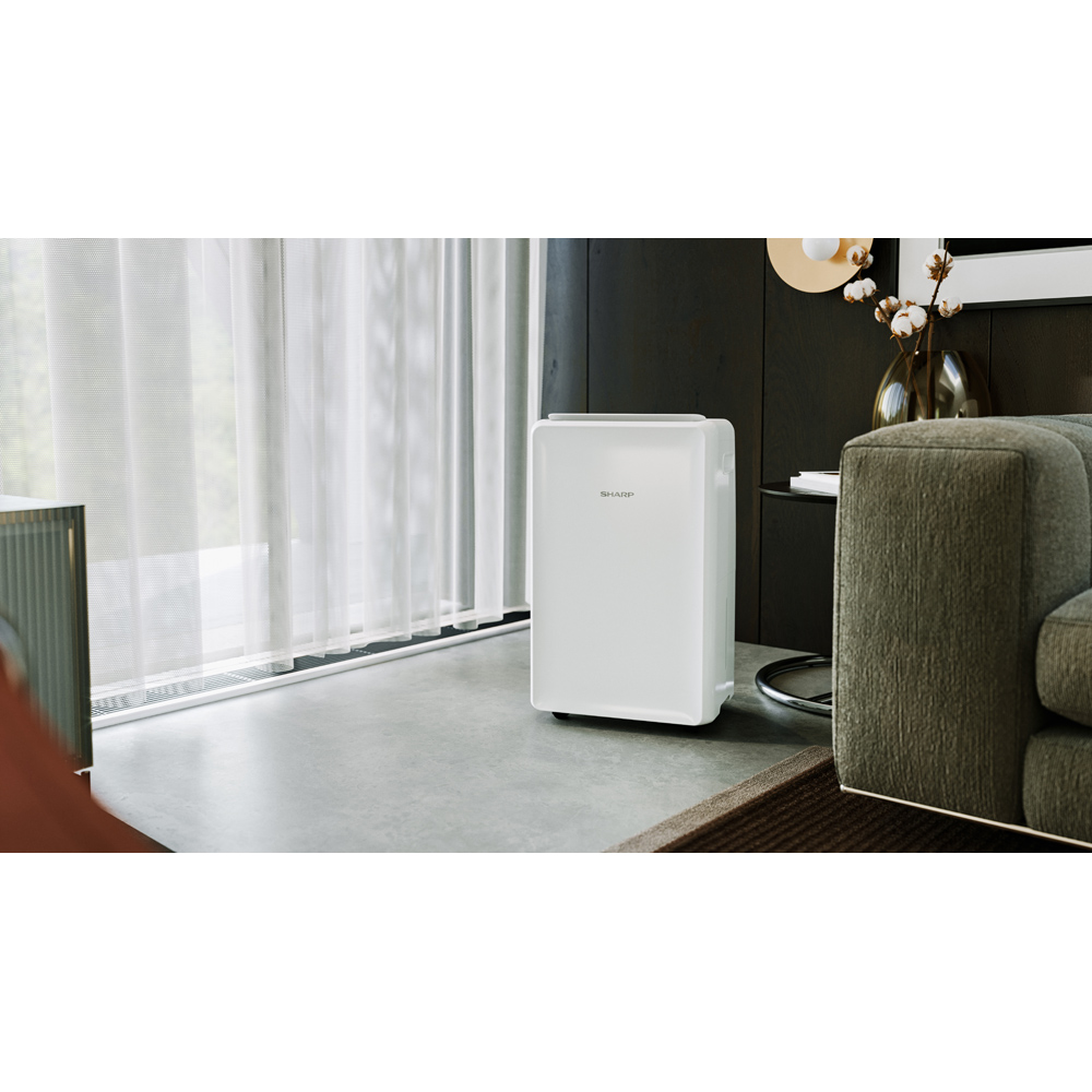 Sharp White Dehumidifier 16L Image 6