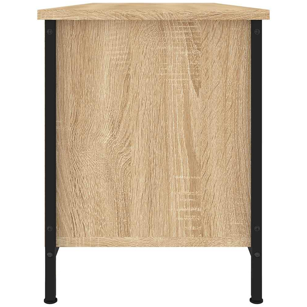 vidaXL 4 Shelf Sonoma Oak TV Cabinet Image 6