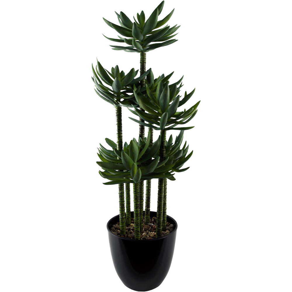 Leaf Tropical Yukka Artificial Plant in Pot 2ft Image 1