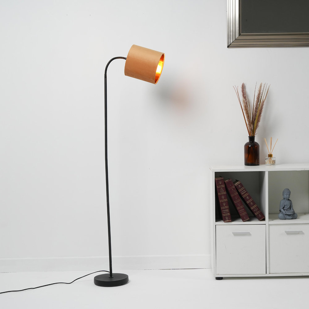Kliving Hove Ochre Shade Floor Lamp Image 2