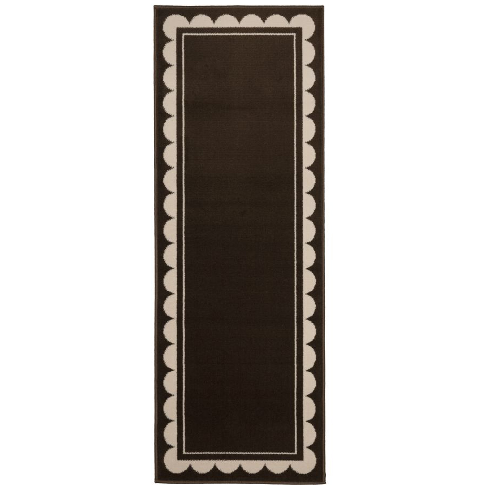 Homemaker Maestro Scallop Chocolate Runner 67 x 200cm Image 2