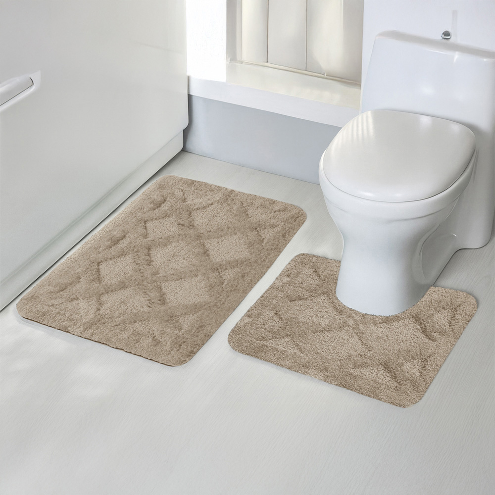 Velosso Knox Natural Bath Mat set Image 2