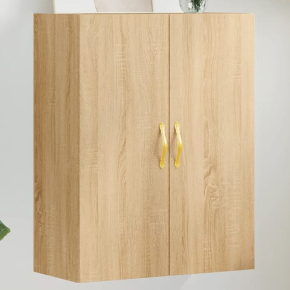 vidaXL 2 Door Sonoma Oak Wall Mounted Cabinet Image 1
