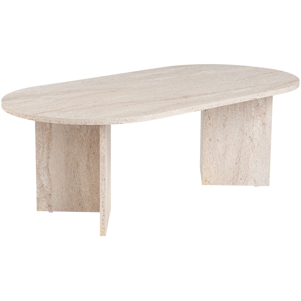 Decortie Sable Travertine Coffee Table Image 2