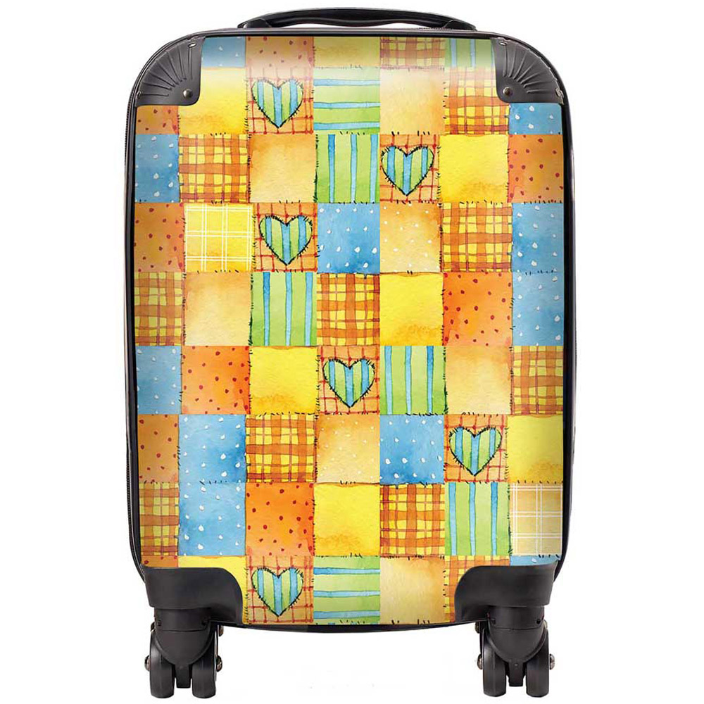 Warren Reed Designer Small Baby Watercolour Blanket Pattern Suitcase Image 1