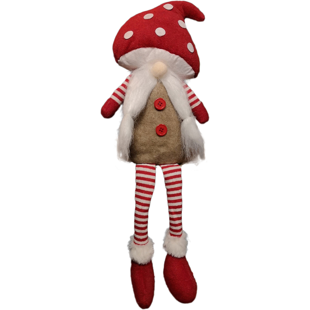 Samuel Alexander Red Stripey Plush Sitting Girl Gonk Christmas Decoration 53cm Image 1