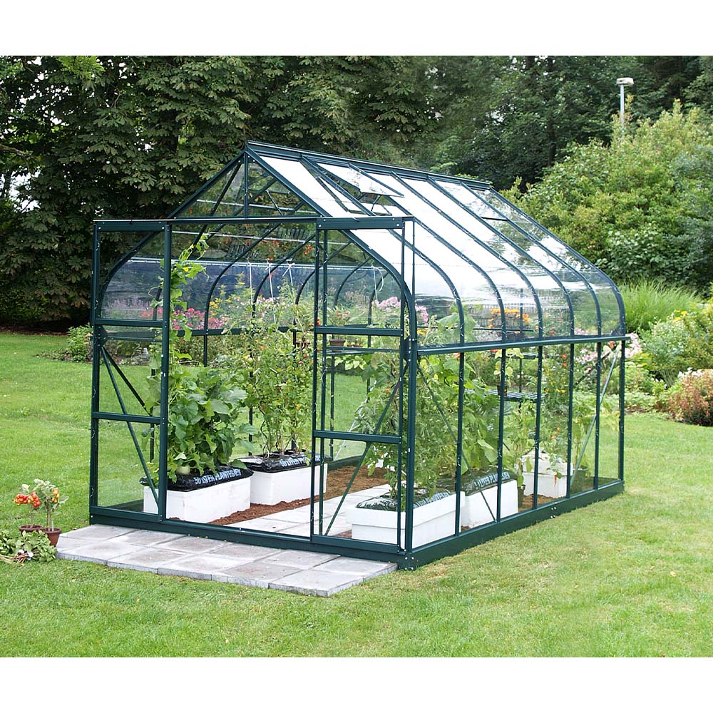 Vitavia Saturn 9900 Green Horticultural Glass 8 x 12ft Greenhouse Image 2