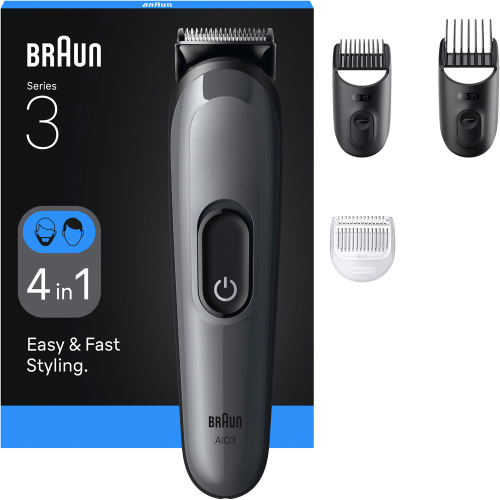 Braun All in One Series 3 AIO3500 4 in 1 Grooming Kit Image 2
