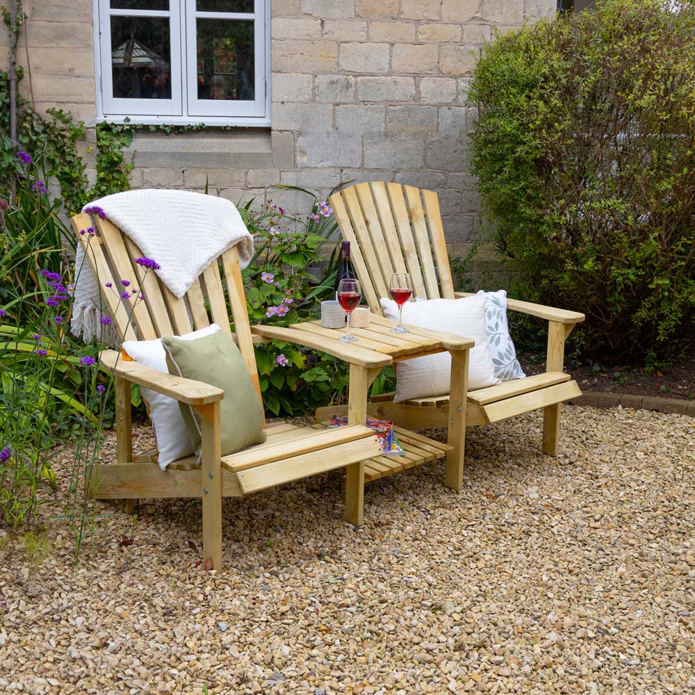 Forest Garden Florida 2 Seater Love Seat Image 5