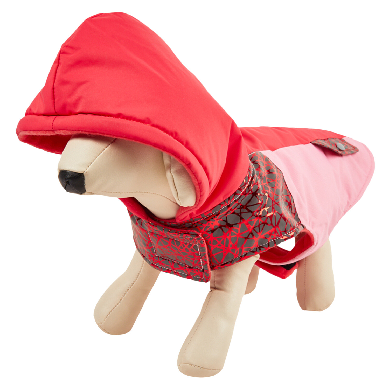 Maritime Dog Coat - Coral / Medium Image 2