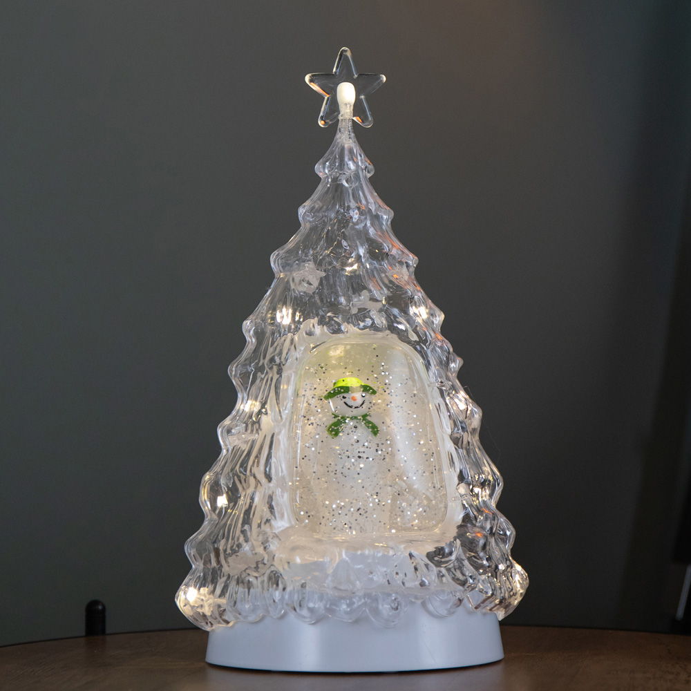 Samuel Alexander Light Up The Snowman Inside Christmas Tree Water Spinner Christmas Decoration Image 2